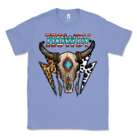 Colony Blue howdy boho skull Classic Tee - CowhideDigitalArt