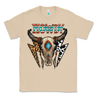 Mushroom howdy boho skull Classic Tee - CowhideDigitalArt