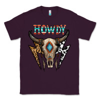 Plum howdy boho skull Classic Tee - CowhideDigitalArt