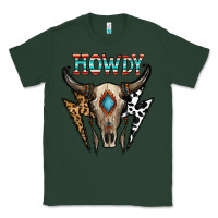 Sports Green howdy boho skull Classic Tee - CowhideDigitalArt