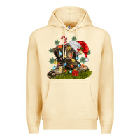 Pina Colada Christmas soldier veteran boots Premium Hoodie - MaliasSmallBusiness