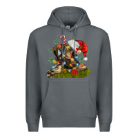 Rock Christmas soldier veteran boots Premium Hoodie - MaliasSmallBusiness