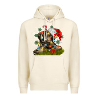 Tofu Christmas soldier veteran boots Premium Hoodie - MaliasSmallBusiness