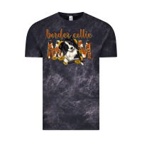 Cloud Black western border collie mom Vintage Tee - texasbilliewilder