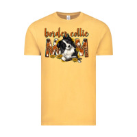Vintage Mustard western border collie mom Vintage Tee - texasbilliewilder