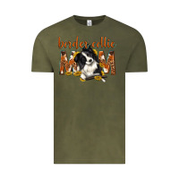 Vintage Olive western border collie mom Vintage Tee - texasbilliewilder