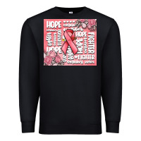 Black cancer words Premium Sweatshirt - MaliasSmallBusiness