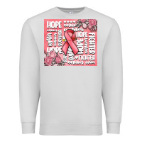 Dove Grey cancer words Premium Sweatshirt - MaliasSmallBusiness