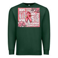 Sports Green cancer words Premium Sweatshirt - MaliasSmallBusiness