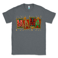 Charcoal Heather mama christmas Classic Tee - FaDigitalArtStudio