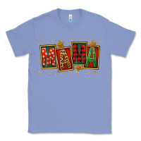 Colony Blue mama christmas Classic Tee - FaDigitalArtStudio
