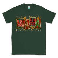 Sports Green mama christmas Classic Tee - FaDigitalArtStudio