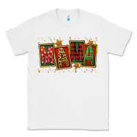 White mama christmas Classic Tee - FaDigitalArtStudio