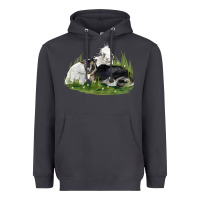 Smoke two baby nigerian dwarf goat Heavyweight Hoodie - LillyAllenDesigns