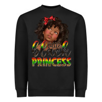 Black little black princess Heavyweight Sweatshirt - texasbilliewilder