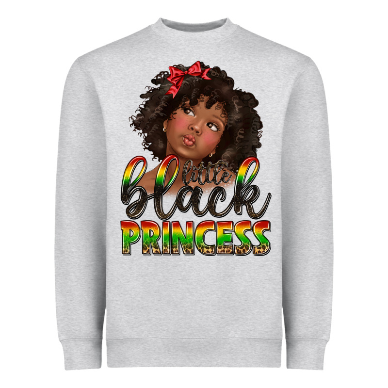 Little Black Princess Heavyweight Sweatshirt by texasbilliewilder | Teevron