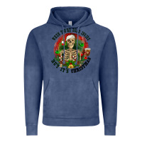 Vintage Denim When you're dead inside but it's christmas Vintage Hoodie - RanaPortraitStore