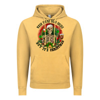 Vintage Mustard When you're dead inside but it's christmas Vintage Hoodie - RanaPortraitStore