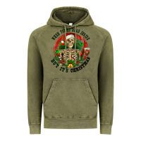 Vintage Olive When you're dead inside but it's christmas Vintage Hoodie - RanaPortraitStore