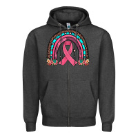 Charcoal Heather ribbon rainbow Zipper Hoodie - JahusDesignShop