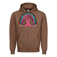 Chestnut ribbon rainbow Zipper Hoodie - JahusDesignShop