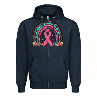 Navy ribbon rainbow Zipper Hoodie - JahusDesignShop