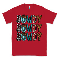 Red howdy howdy howdy Classic Tee - CowhideDigitalArt