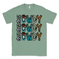 Sage howdy howdy howdy Classic Tee - CowhideDigitalArt