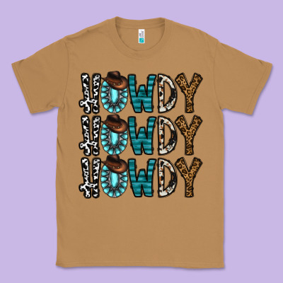 Howdy Howdy Howdy Classic Tee Designed By Cowhidedigitalart