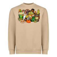 Mushroom thanksgiving coffee cups Heavyweight Sweatshirt - Zillion Design Studio