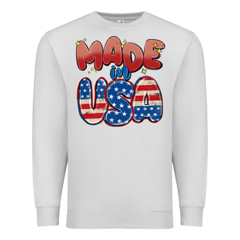 Made In Usa Premium Sweatshirt by MaliasSmallBusiness | Teevron
