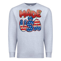Heather Grey made in usa Premium Sweatshirt - MaliasSmallBusiness
