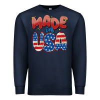 Navy made in usa Premium Sweatshirt - MaliasSmallBusiness