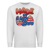 Oatmeal Heather made in usa Premium Sweatshirt - MaliasSmallBusiness