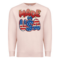 Pale Pink made in usa Premium Sweatshirt - MaliasSmallBusiness