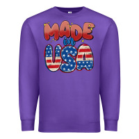 Purple made in usa Premium Sweatshirt - MaliasSmallBusiness