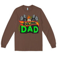 Chestnut racing dad with racing  equipment Long Sleeve Tee - AdoDesignShop