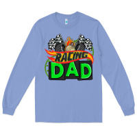 Colony Blue racing dad with racing  equipment Long Sleeve Tee - AdoDesignShop