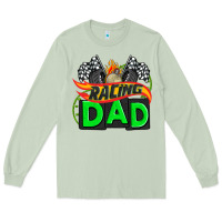 Matcha racing dad with racing  equipment Long Sleeve Tee - AdoDesignShop