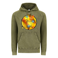Vintage Olive christmas  softball Vintage Hoodie - Zillion Design Studio
