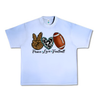 Grape Ice peace love football Urban Heavy Tee - RanaPortraitStore