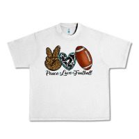Lunar Rock peace love football Urban Heavy Tee - RanaPortraitStore