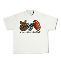 Pistachio peace love football Urban Heavy Tee - RanaPortraitStore