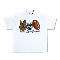 White peace love football Urban Heavy Tee - RanaPortraitStore