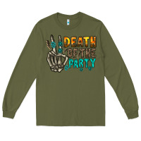 Army Green death of party Long Sleeve Tee - RacoonDesign
