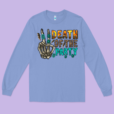 Death Of Party Long Sleeve Tee Designed By Racoondesign