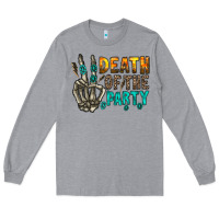 Heather Grey death of party Long Sleeve Tee - RacoonDesign