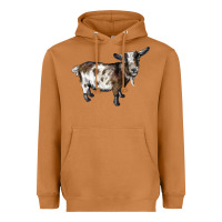 Meerkat Nigerian Dwarf Goat Heavyweight Hoodie - LillyAllenDesigns