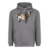 Storm Nigerian Dwarf Goat Heavyweight Hoodie - LillyAllenDesigns