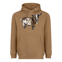 Toasted Coconut Nigerian Dwarf Goat Heavyweight Hoodie - LillyAllenDesigns